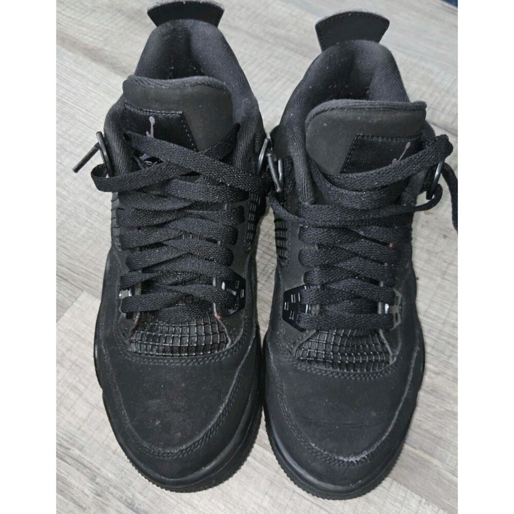 Size 6y - Nike Air Jordan 4 Retro GS Black Cat 2020